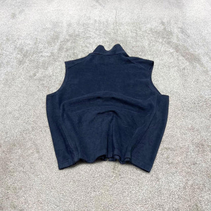 Columbia technical fleece gilet XXL navy blue men’s full zip up autumn tech