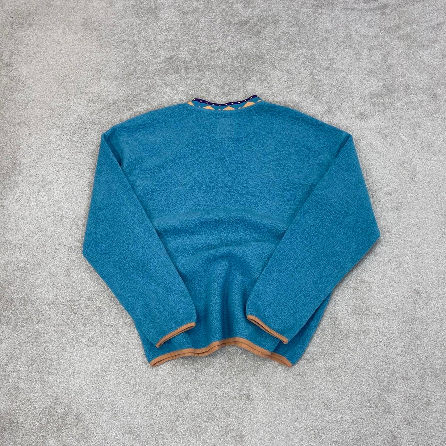 Blue vintage Columbia technical fleece Large y2k pull over style autumn outdoors hiking