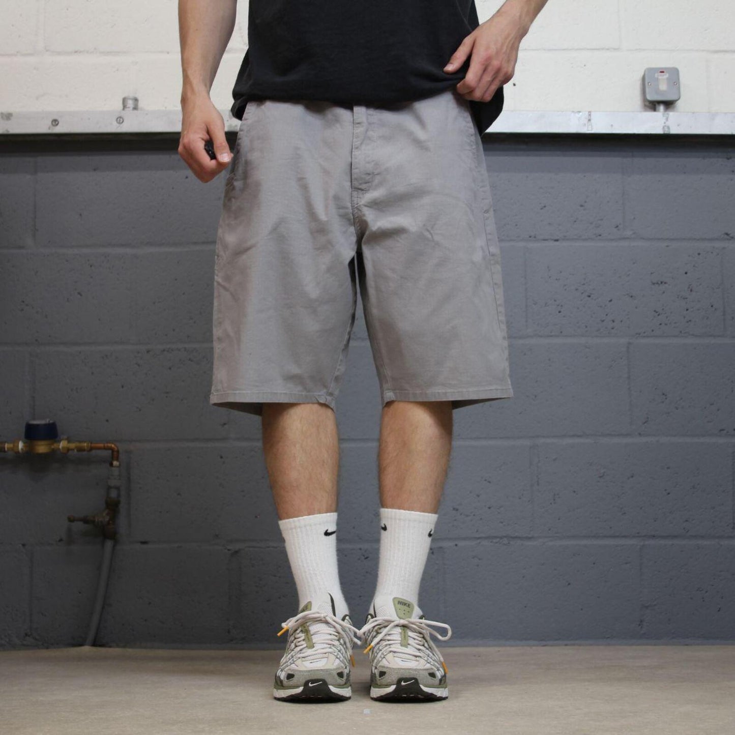 Dickies shorts carpenter grey Twill chino skater style shorts relaxed loose fit
