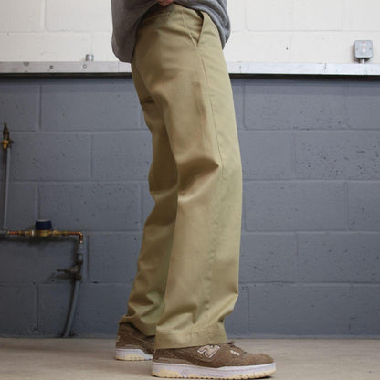Vintage Dickies work pants chino khaki Loose original fit twill skate style trousers