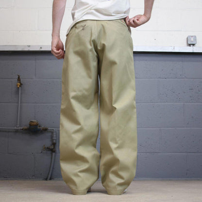 Baggy Dickies pants W34 L32 khaki beige loose twill chino style skater pants
