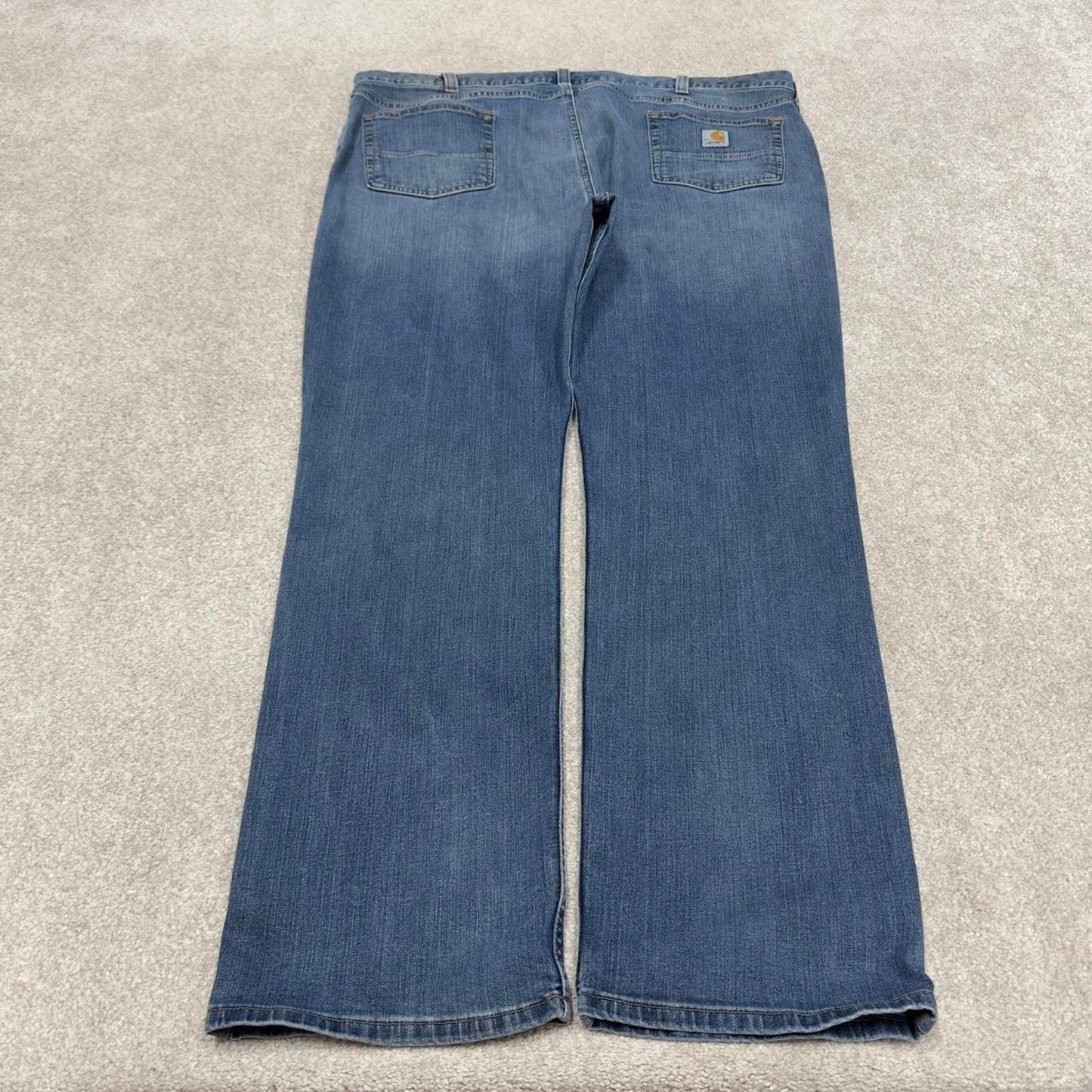 00s Carhartt workwear jeans W42L30 90s skater style relaxed fit blue denim 5 pocket work pants