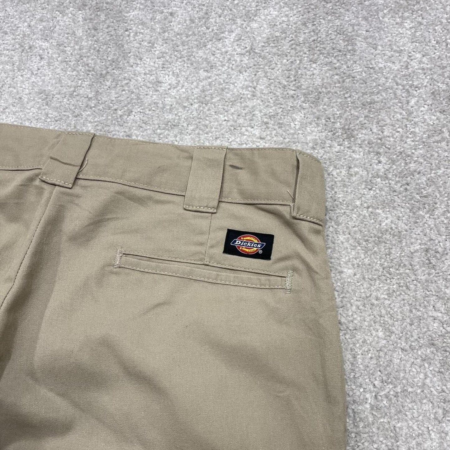 Y2k Dickies chino shorts skater style beige W33 Loose carpenter summer shorts