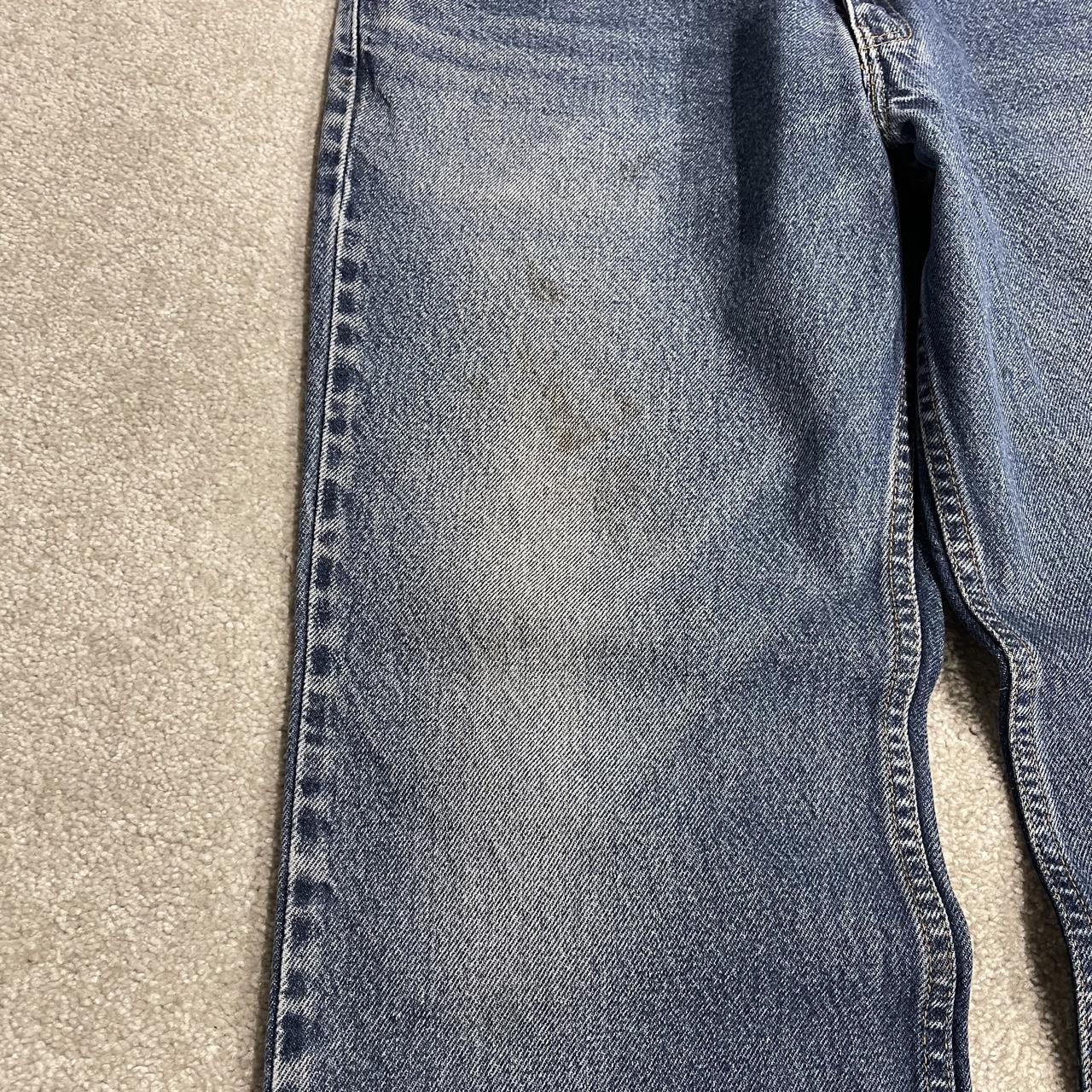 Y2K Levi’s 517 jeans bootcut washed blue Bootcut 5 pocket pants belt loops red tab logo