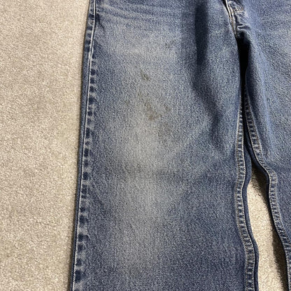 Y2K Levi’s 517 jeans bootcut washed blue Bootcut 5 pocket pants belt loops red tab logo