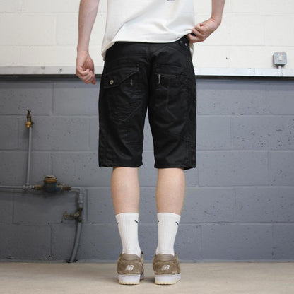 Black Police jorts W32