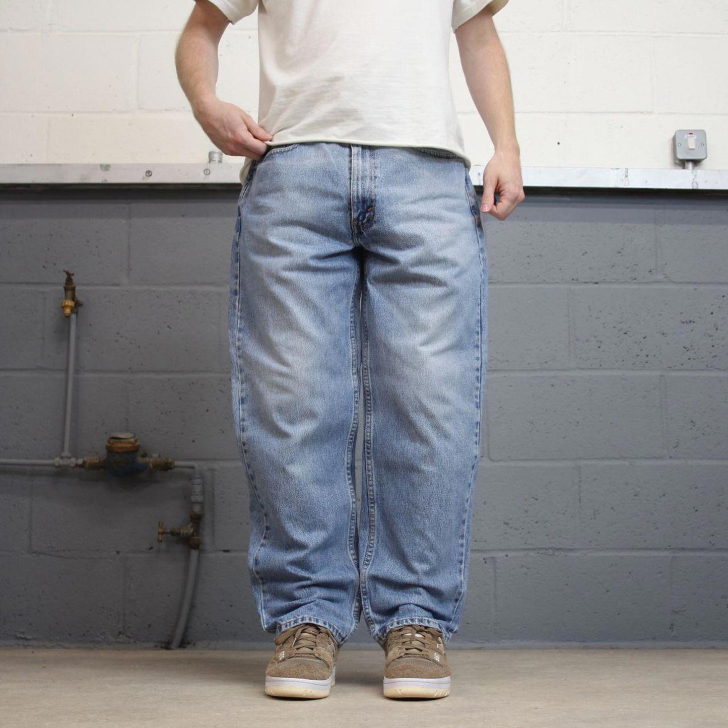 Baggy Levis 550 jeans W36 L30 blue loose 90s relaxed style skater jeans red tab logo