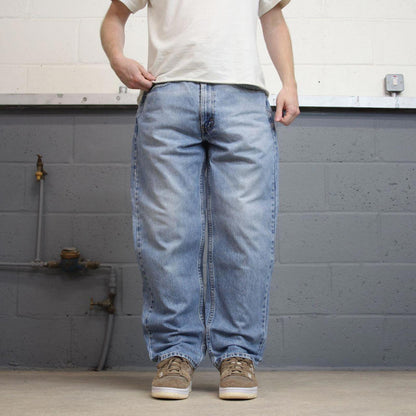 Baggy Levis 550 jeans W36 L30 blue loose 90s relaxed style skater jeans red tab logo