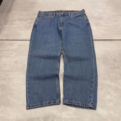 Baggy Levis 550 jeans W38 L29 blue loose 90s relaxed style skater jeans red tab logo