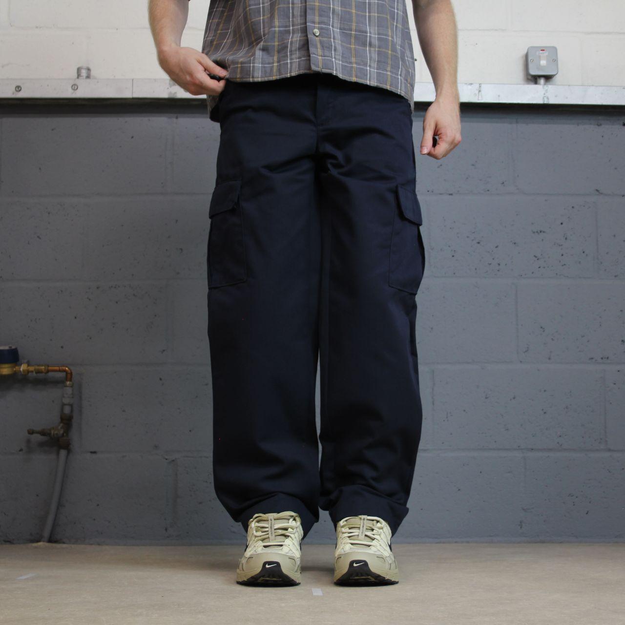 Y2K cargo pants utility chino red kap navy Loose leg skater workwear pants