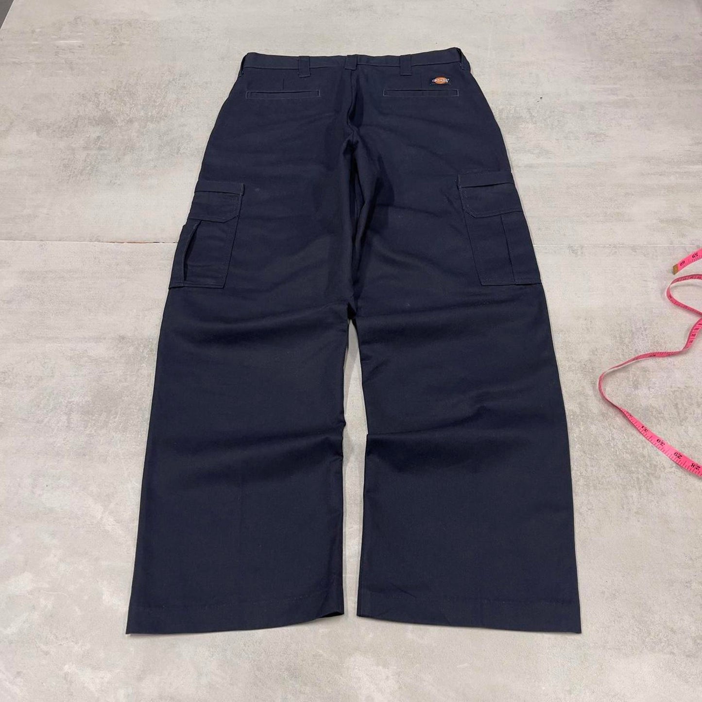 Loose Dickies cargo trousers W32L30 navy loose chino style skater cargo pants
