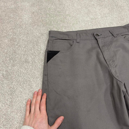Y2k baggy Dickies shorts skater style grey Loose wide leg chino summer festival shorts