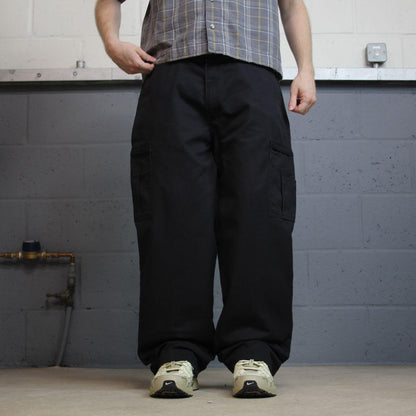 Dickies cargo utility pants W34L31 black loose Loose chino utility skate work trousers
