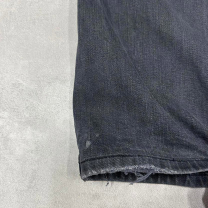 Y2K Wrangler jeans W32 L30 Faded black denim pants