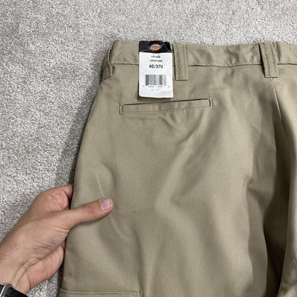 Dickies baggy cargo utility pants W40L30 khaki beige wide leg