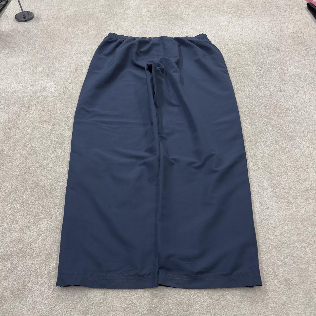 Baggy Y2K Reebok tracksuit bottoms navy XL Wide leg mesh lined track pants