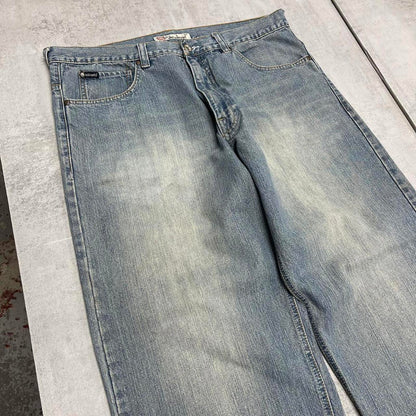 Baggy fit Ecko Unltd jeans blue W38 L32