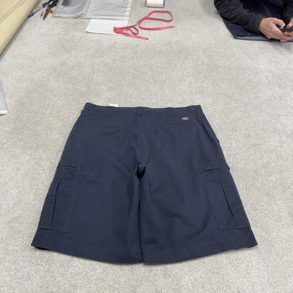 Y2k baggy Dickies cargo shorts W36 skater style navy