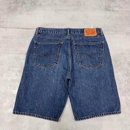 Mens Levi’s 505 jorts W36 loose 90s style skater shorts red tab logo