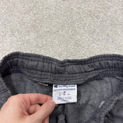 Champion grey joggers loose leg cuffed y2k Loose casual 2000s style jogging bottoms