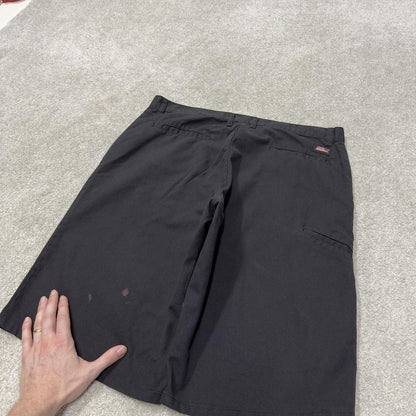 Dickies carpenter chino shorts black Chino style skater shorts loose long leg festival