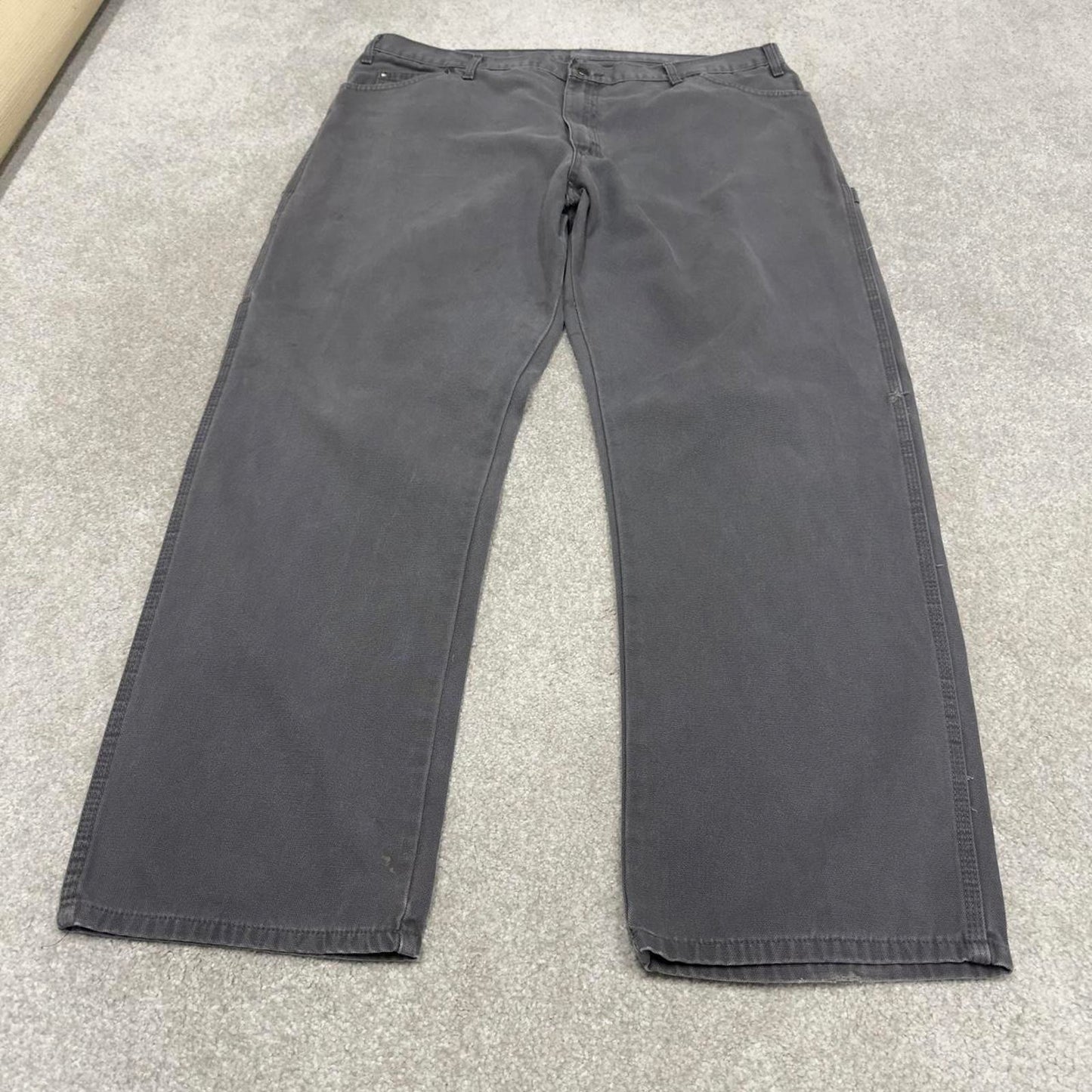 Vintage baggy Dickies carpenter jeans W42L32 grey 90s skater style workwear cargo pants