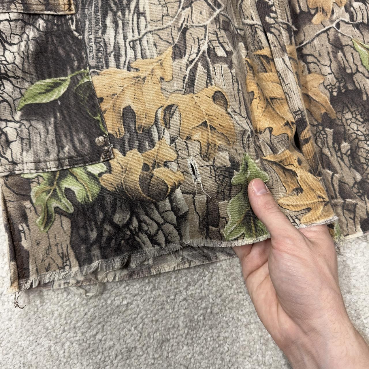 Y2K camo cargo shorts utility XL khaki Loose leg camouflage hunting style cargos
