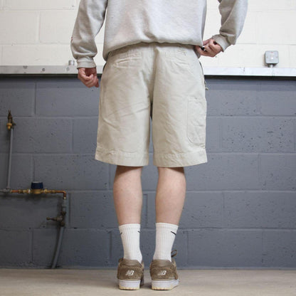 Columbia technical outdoors summer shorts beige Canvas hiking style shorts loose fit