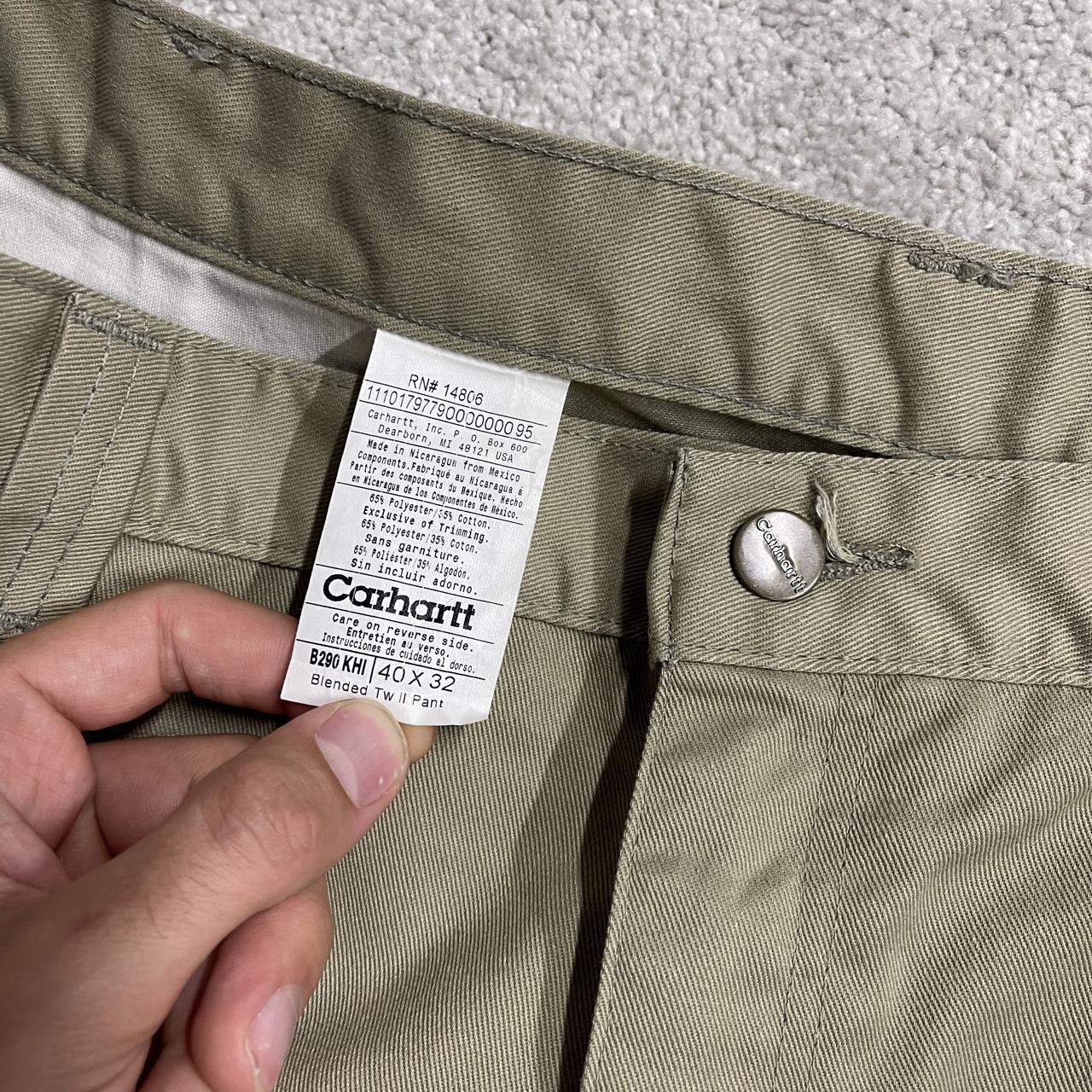 Carhartt chino shorts summer khaki Twill chino skater style shorts loose