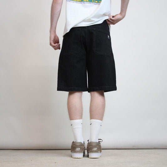 Black Dickies Skateboarding jorts W32 denim 90s style skater jean shorts