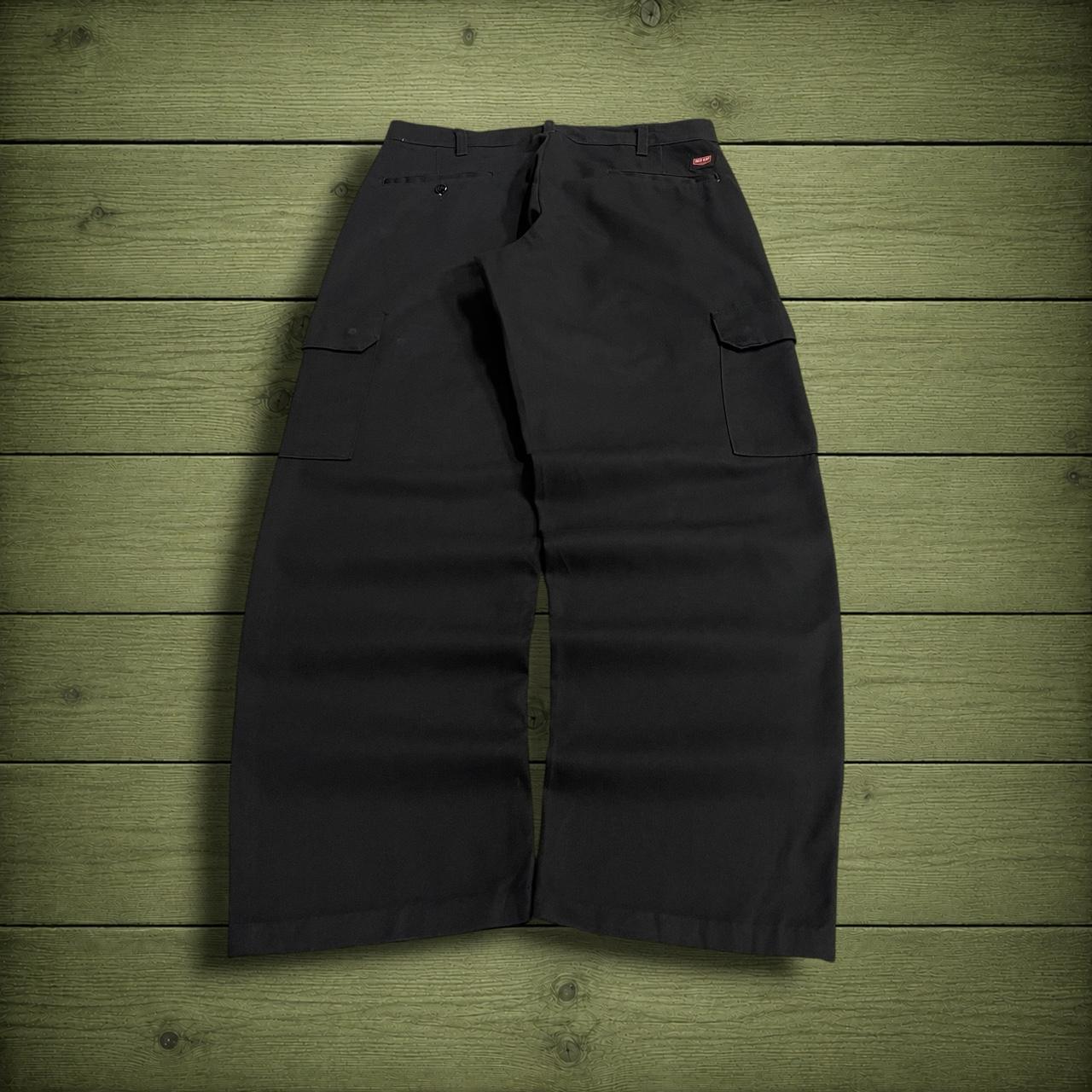 Red Kap vintage cargo pants y2k black Loose chino style skate work trousers