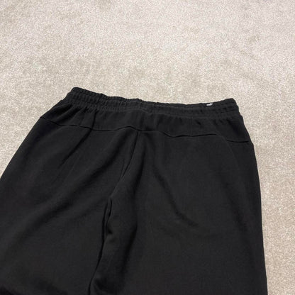 Vintage y2k Puma sweatpants black Loose drawstring gym joggers track pants