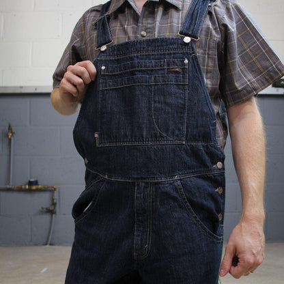 Vintage Levi’s Silvertab dungarees 00s denim overalls blue Patch and embroidered logo