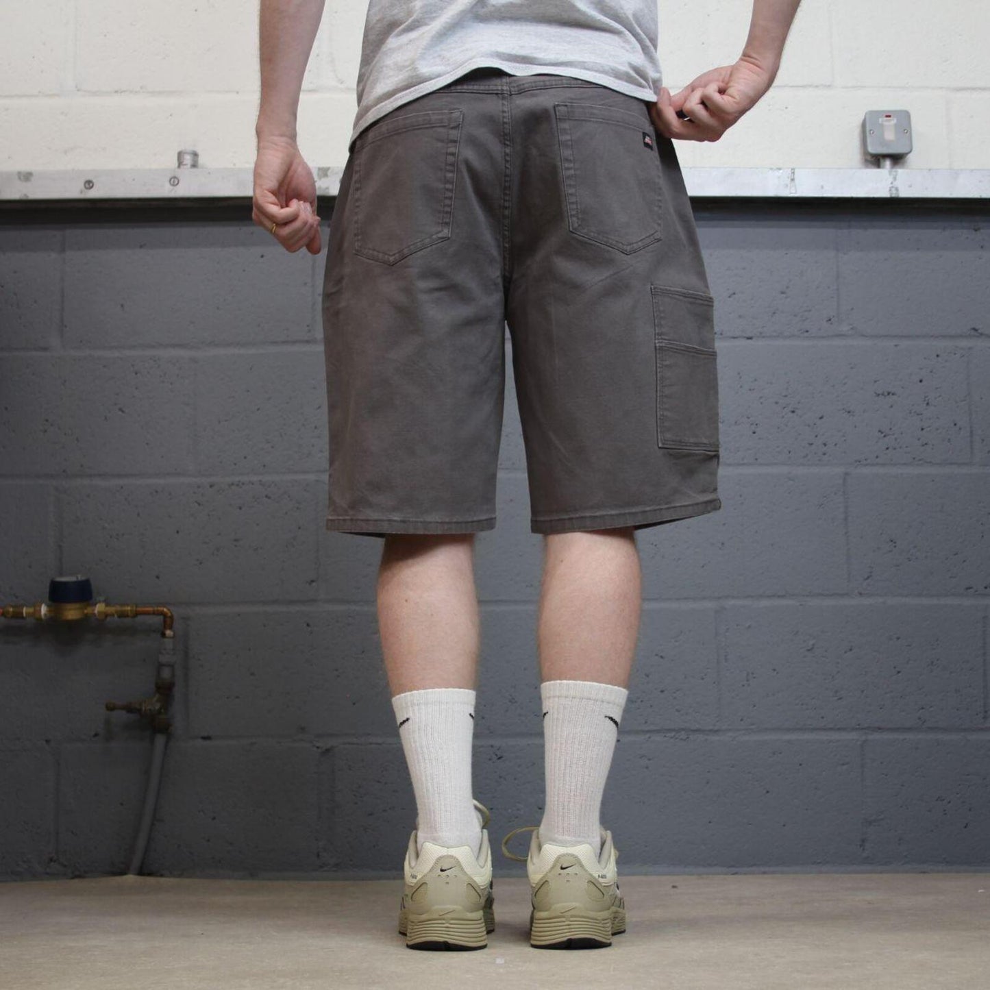 Dickies cargo shorts loose carpenter grey Canvas summer skate style jorts