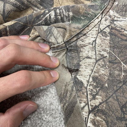 Realtree baggy camo cargo pants wide leg Y2K khaki camouflage outdoors hunting utility trousers