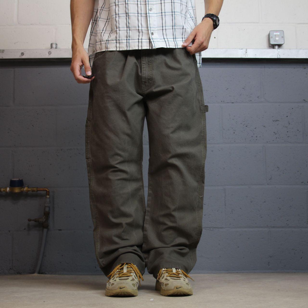 Dickies carpenter jeans y2k straight fit khaki Loose canvas cargos skater surf style pants