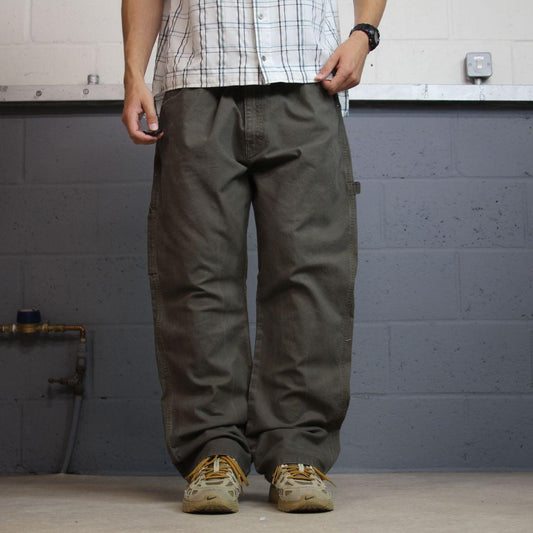 Dickies carpenter jeans y2k straight fit khaki Loose canvas cargos skater surf style pants
