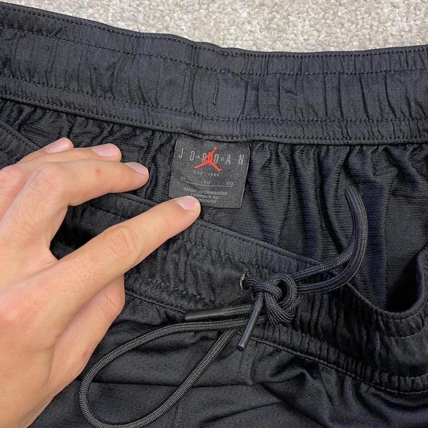 Nike Jordan sports shorts y2k black Basketball style comfy loose floaty summer gym shorts