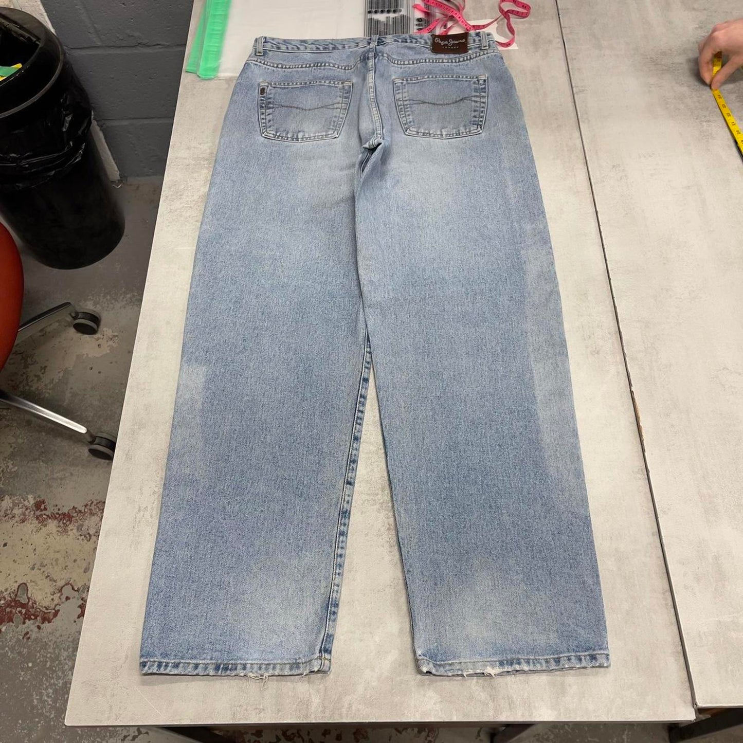 Blue Pepe Jeans W38 L34 wide leg denim y2k skater jeans