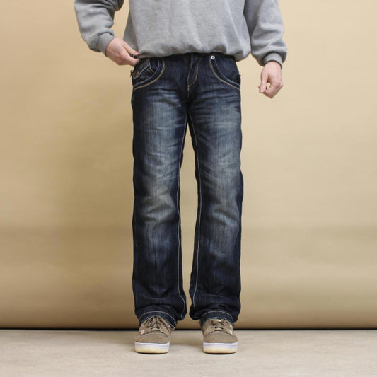 Kolapso jeans W30L34 straight y2k hip hop style denim jeans