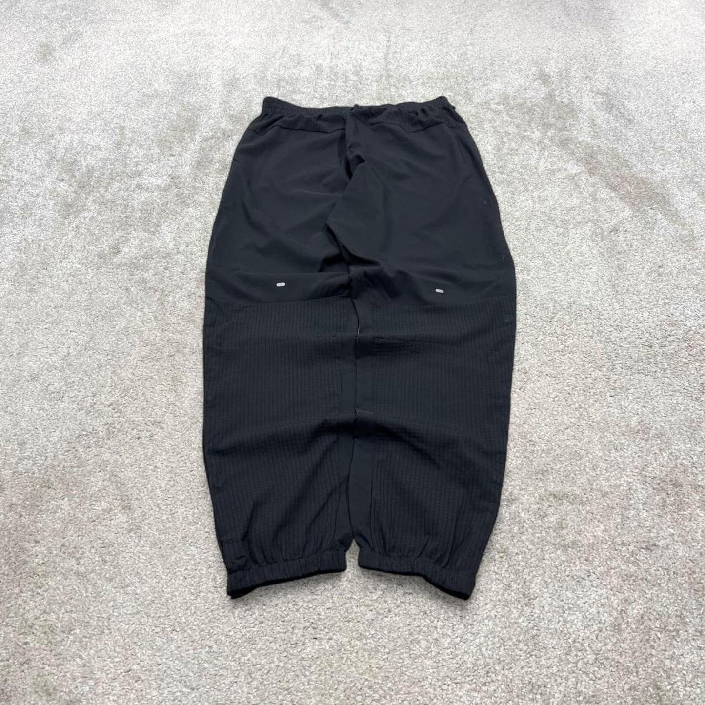 Y2k Adidas Running tracksuit bottoms black