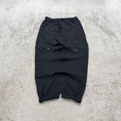 Y2k Adidas Running tracksuit bottoms black