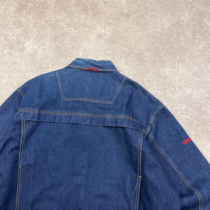 Blue MECCA USA jacket 2XL baggy hip hop skater 90s style jacket