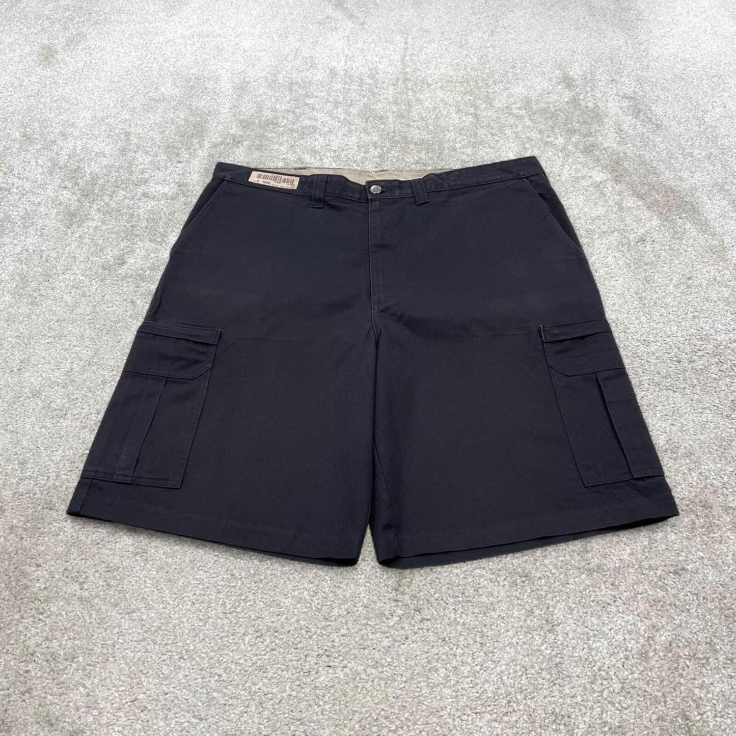Y2k baggy Dickies W40 cargo shorts skater style black