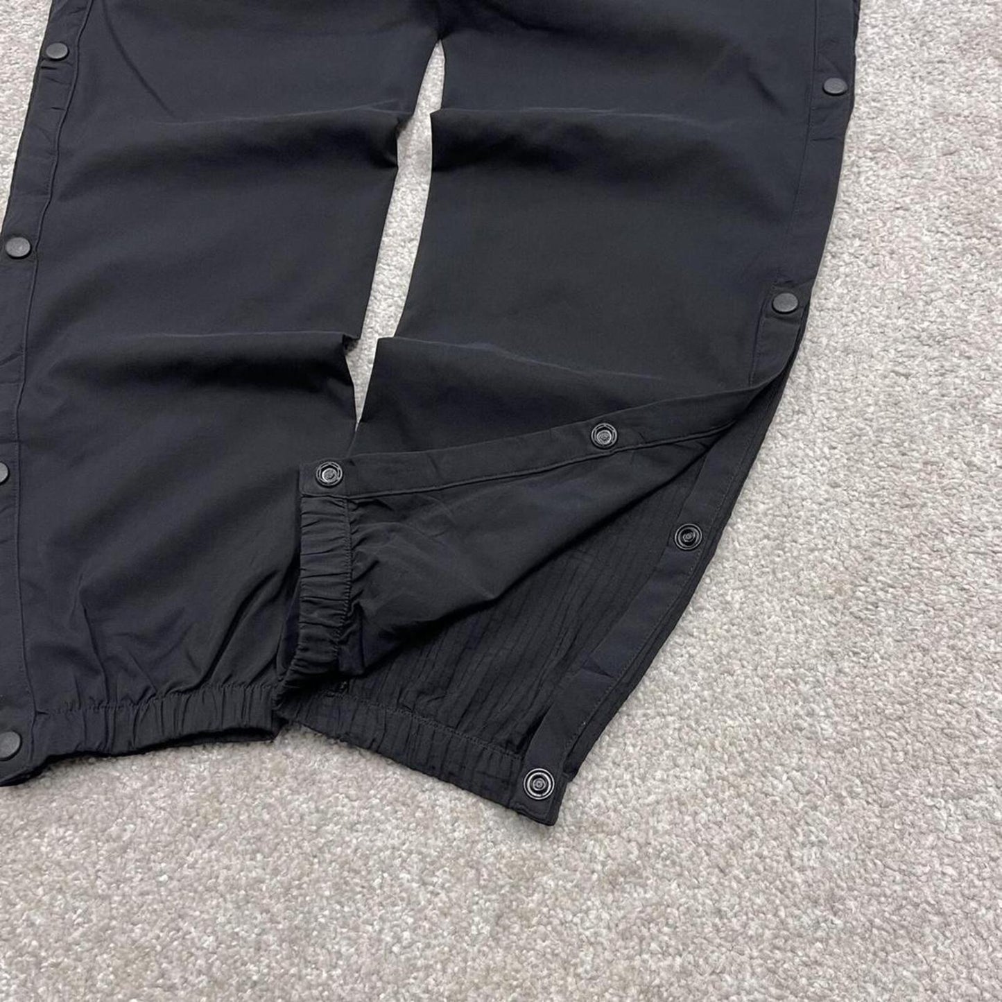 Y2k Adidas Running tracksuit bottoms black