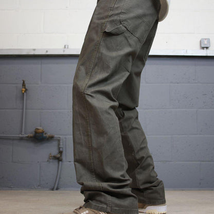 Khaki Green Dickies carpenter jeans W36L34 loose canvas 90s skater style cargo pants