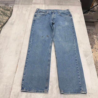 Vintage blue Carhartt jeans W36L32 loose 90s style denim skater pants