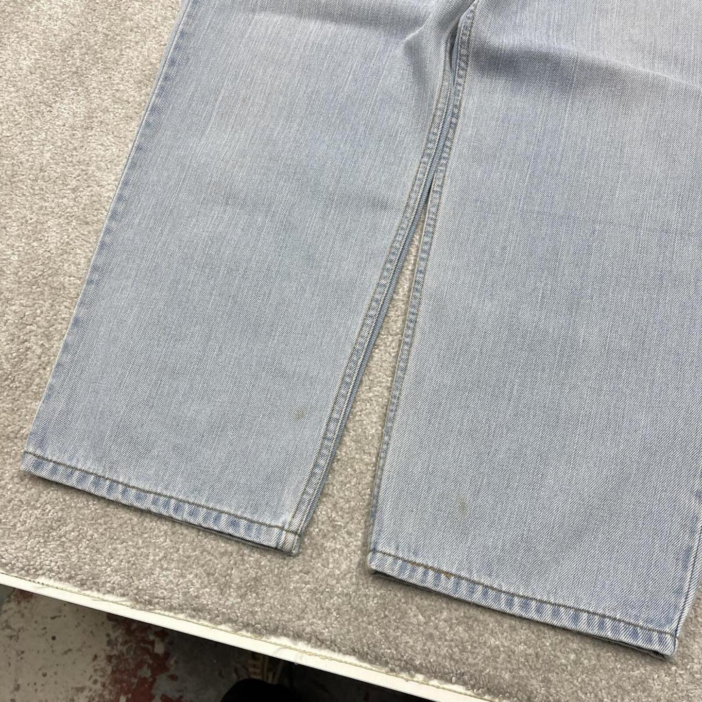 Baggy y2k Levi’s jeans 550 washed blue Loose relaxed fit 00s denim pants red tab logo