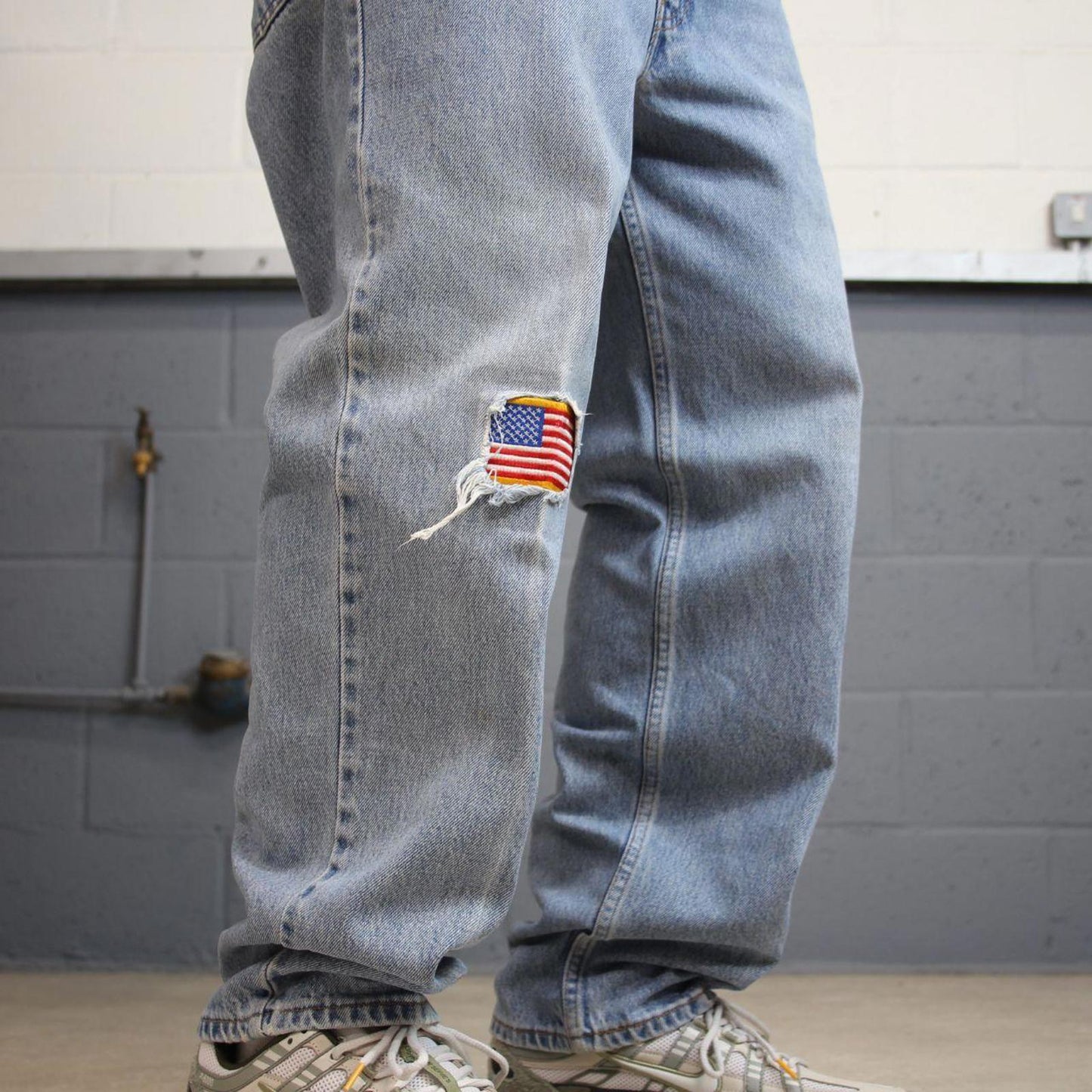 Levis 550 jeans W38 L30 blue loose 90s relaxed style skater jeans red tab logo