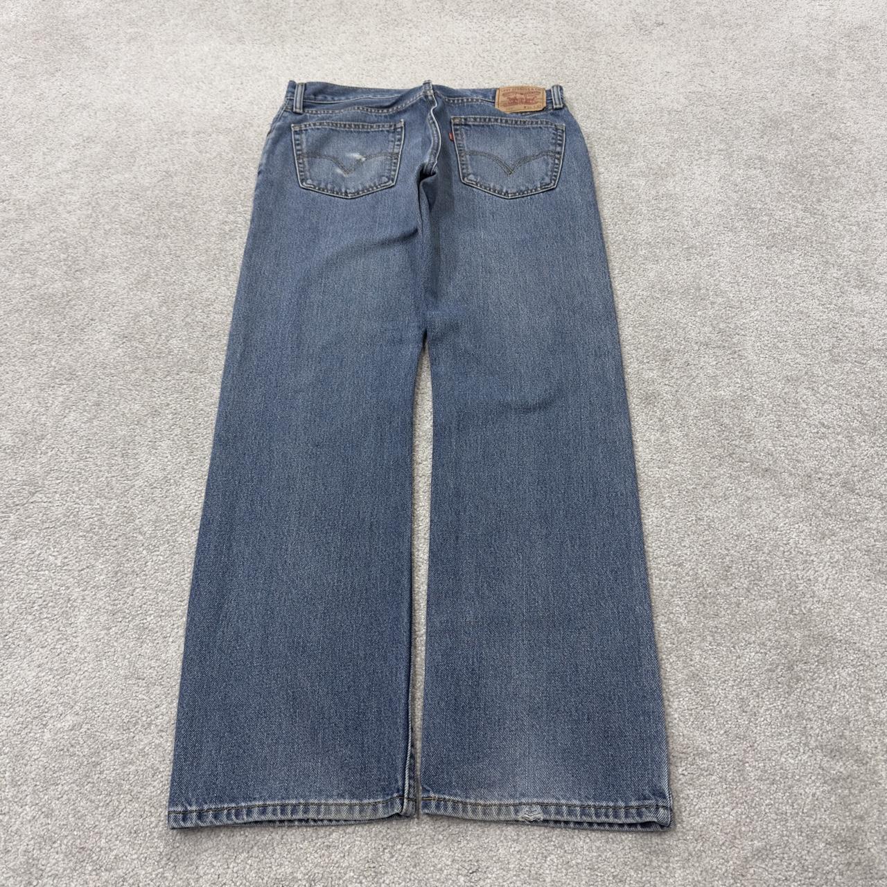 Levi’s 505 jeans y2k W34L32 blue denim Levi’s straight leg red tab logo 2000s style pants